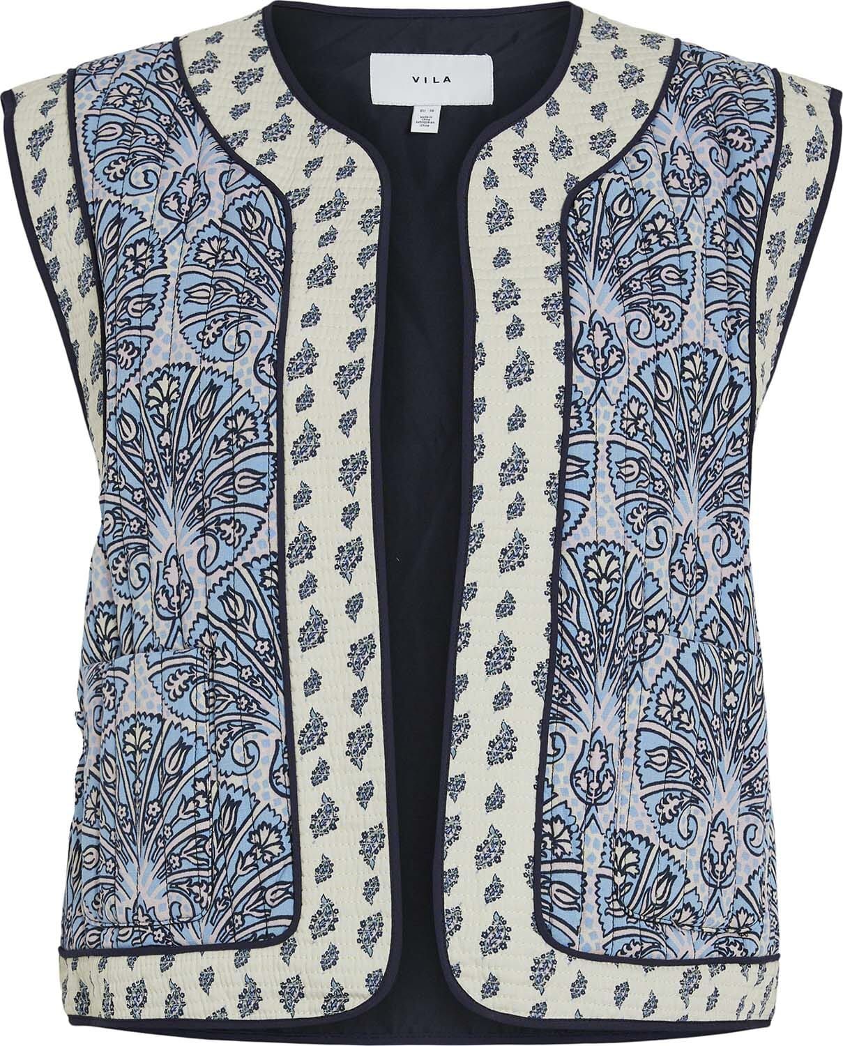 Gilet Delphine Blauw