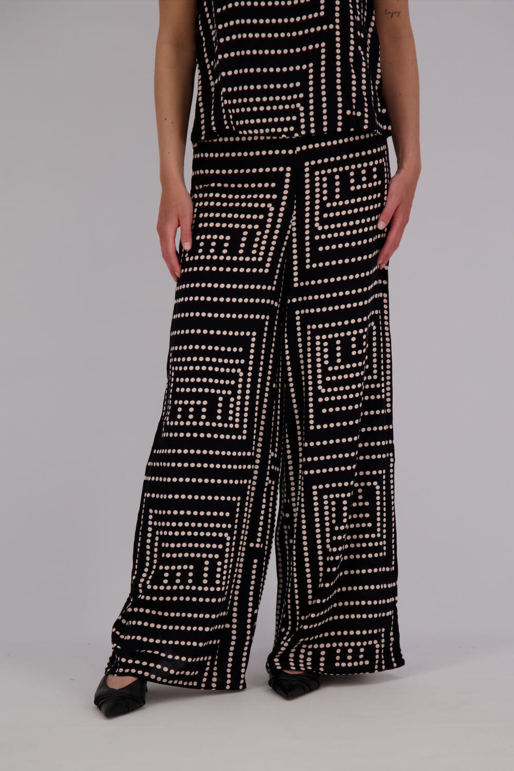 Vila Pantalon Frelli Klio Zwart