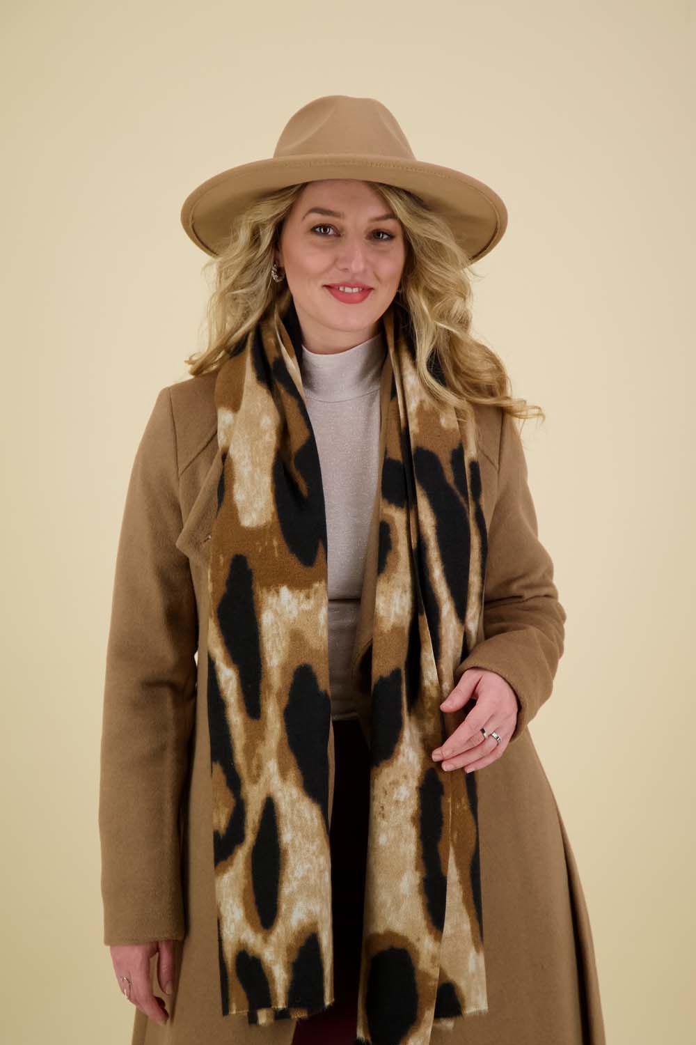 Zo shawl Bruin