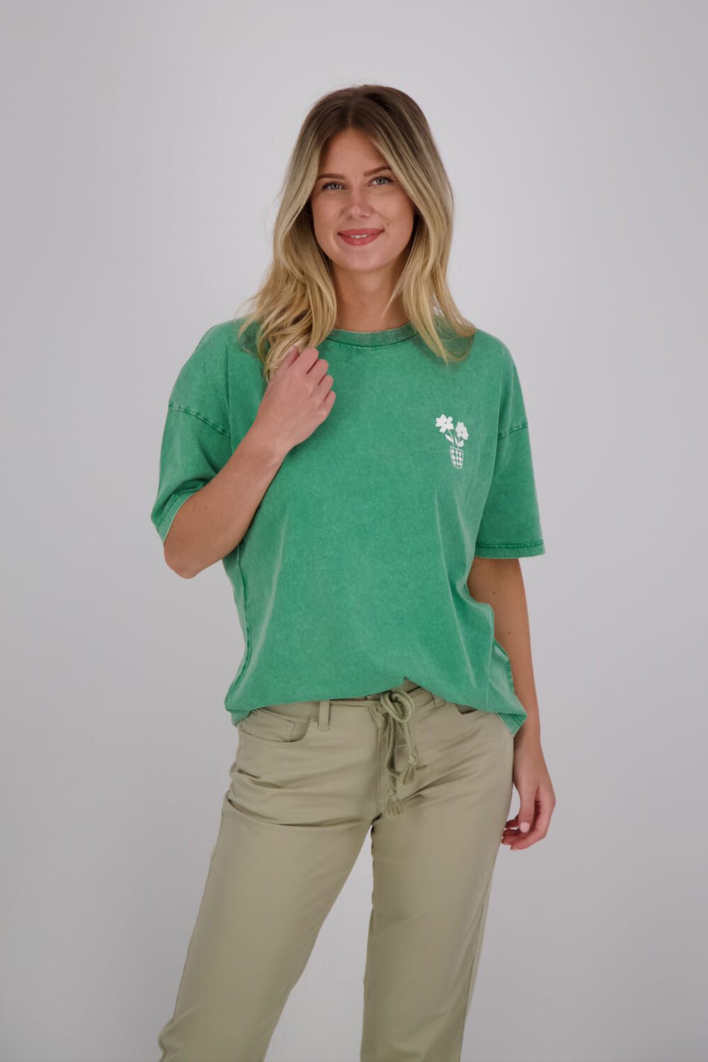 Ichi T-shirt Nabino Groen