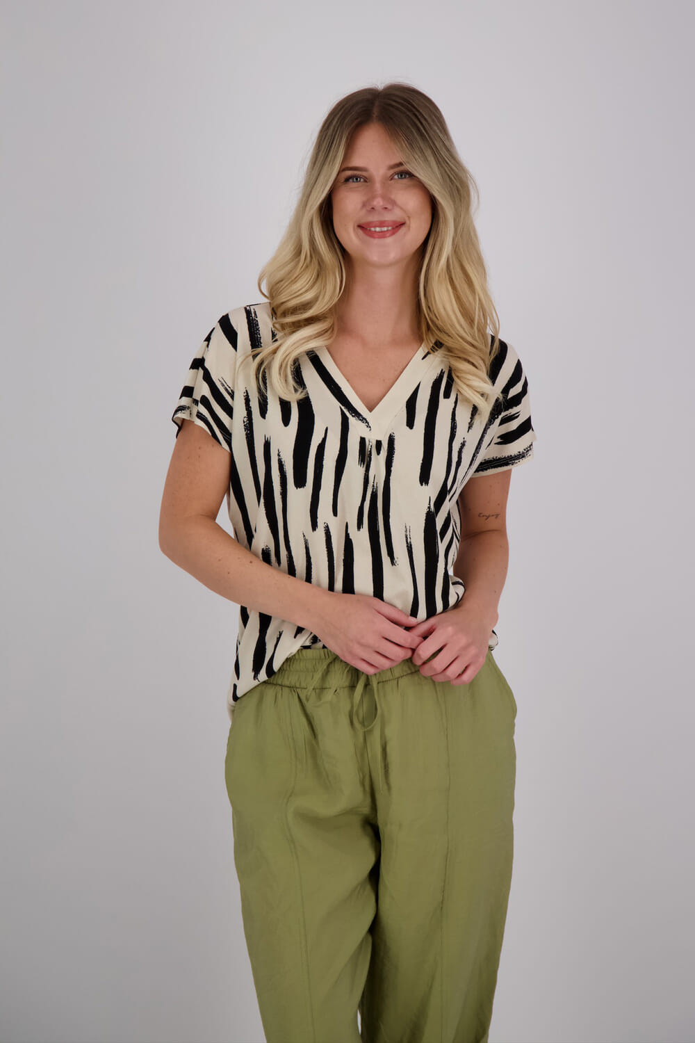 Freequent Top floi Beige