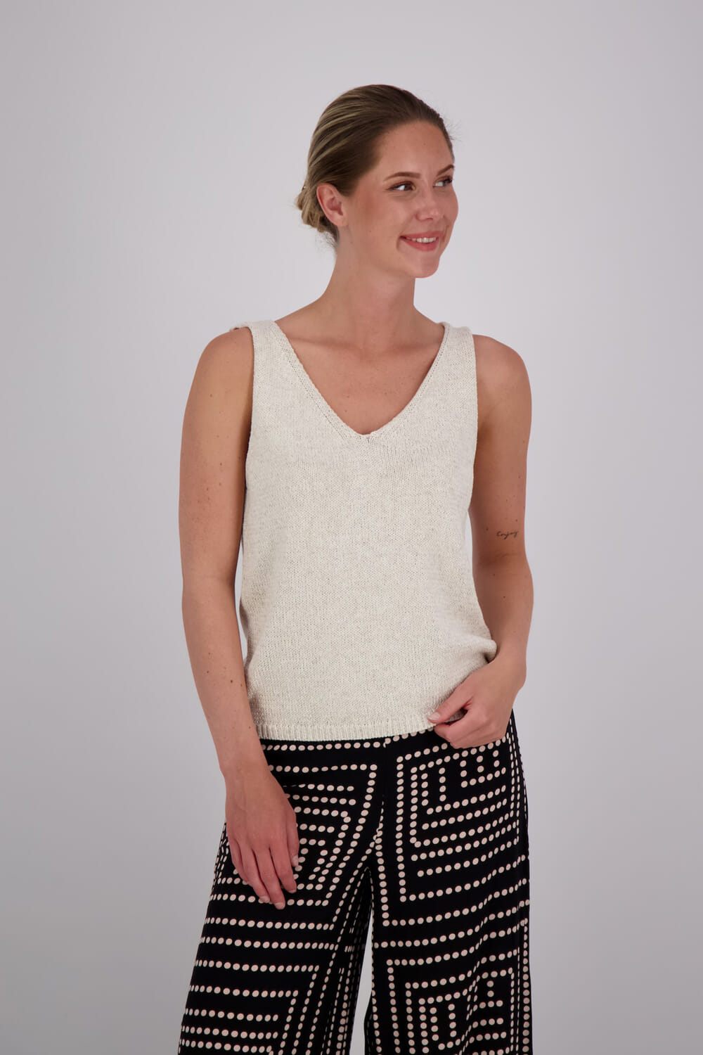 Freequent Top Grscaliva Beige