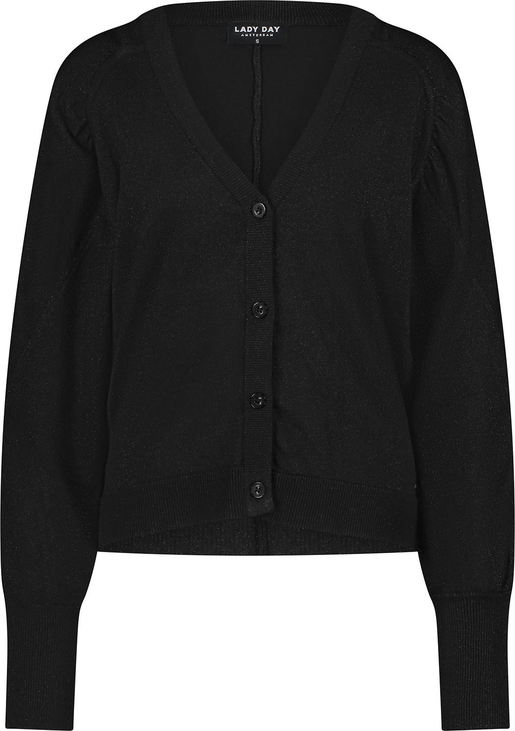Lady Day Vest August Lurex Zwart