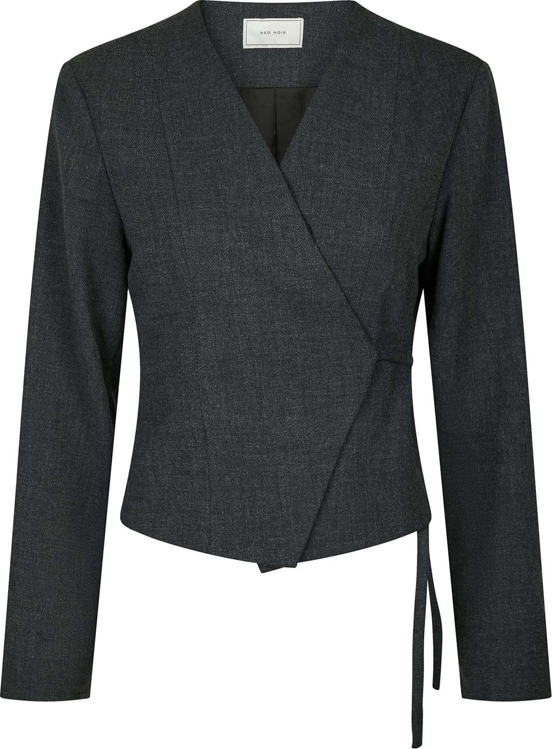 Neo Noir Wrap Blouse Simmi  Grijs