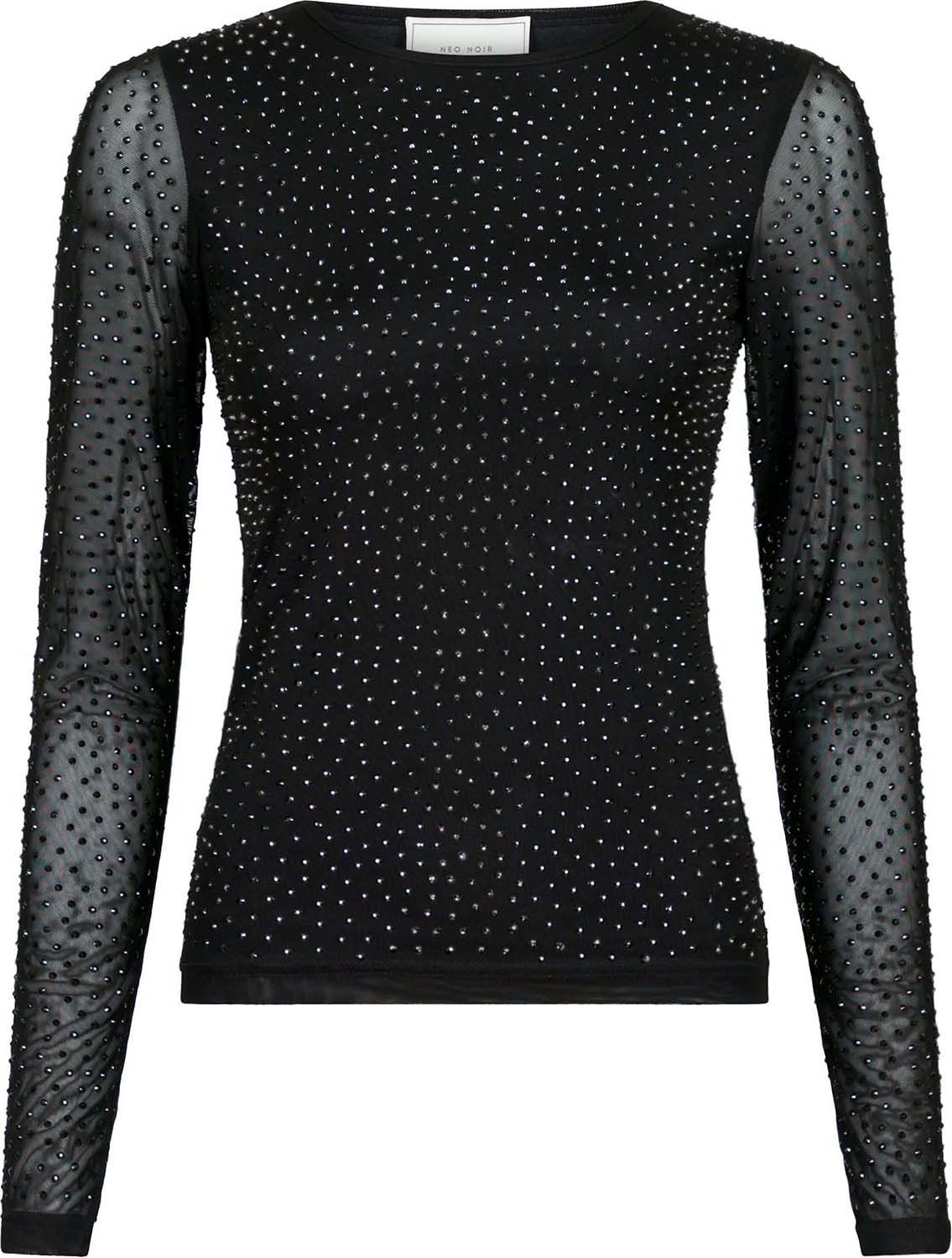 Neo Noir Top Basira Stone Zwart