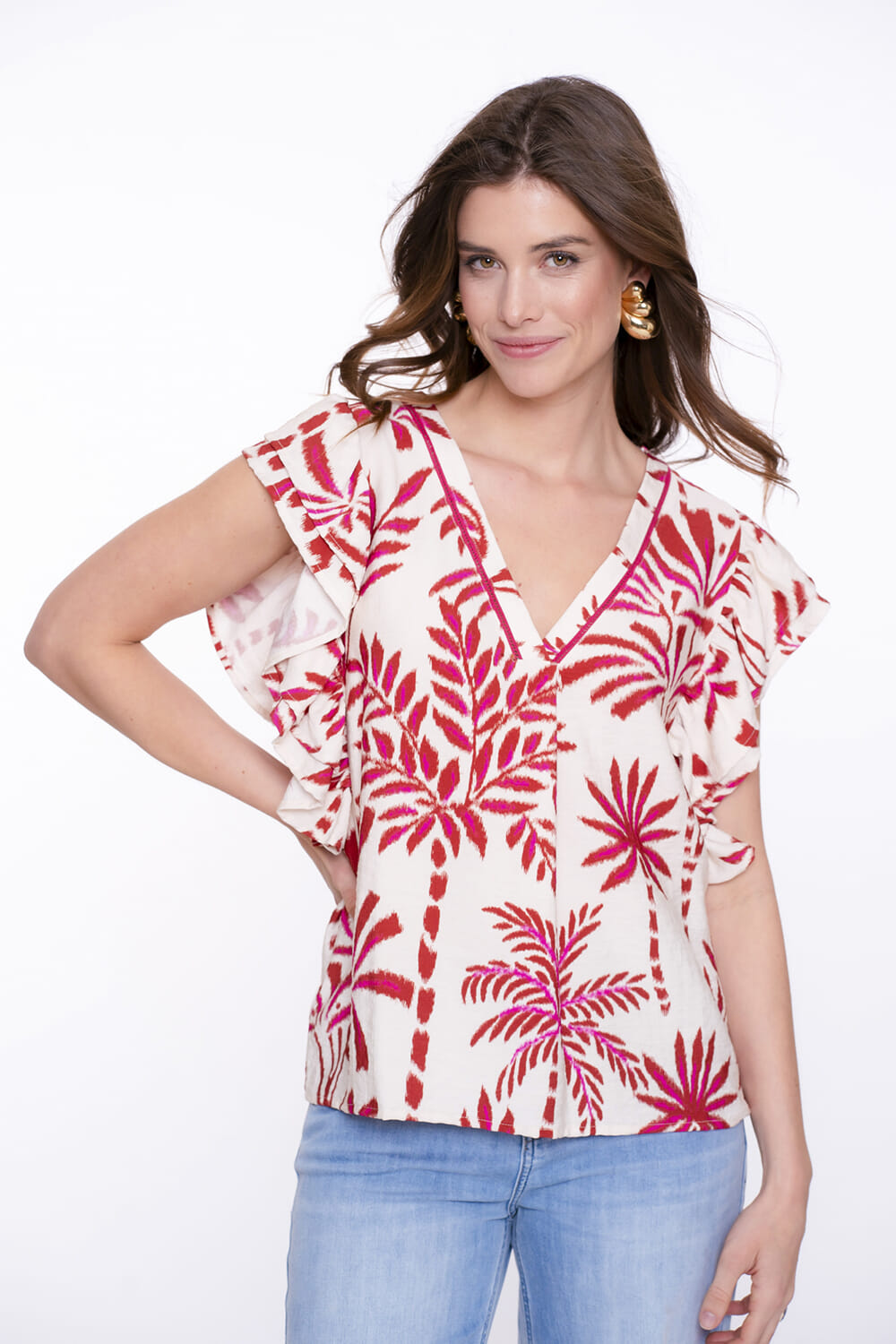 Geisha Top Wit