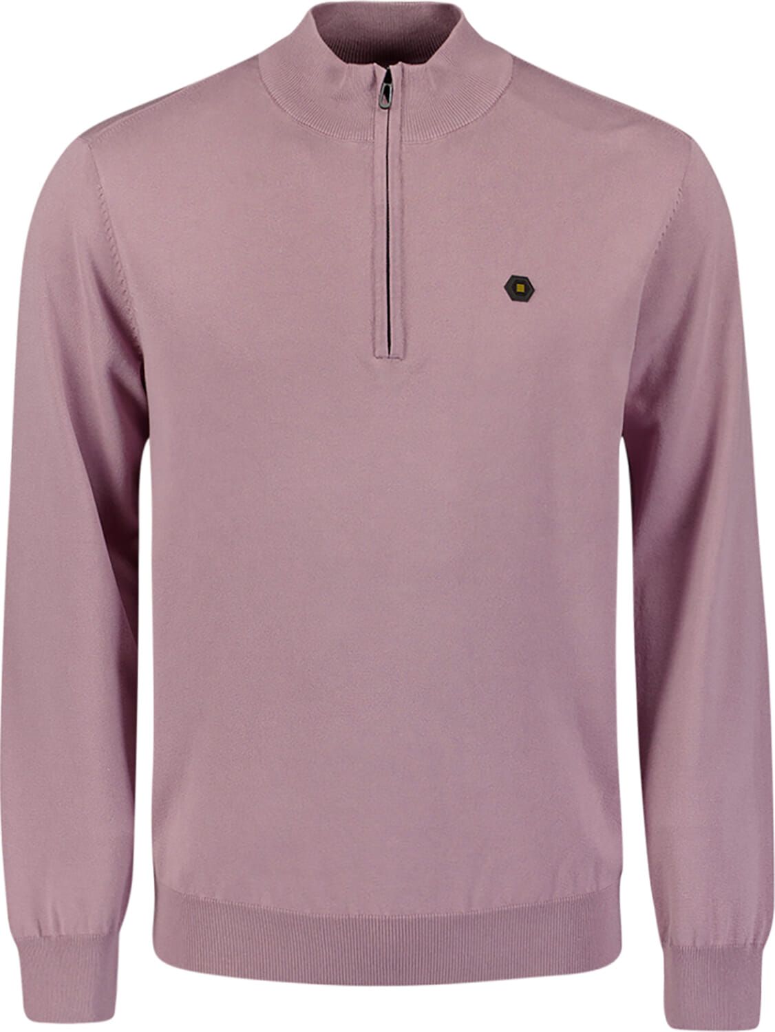 Pullover Half Zip Paars