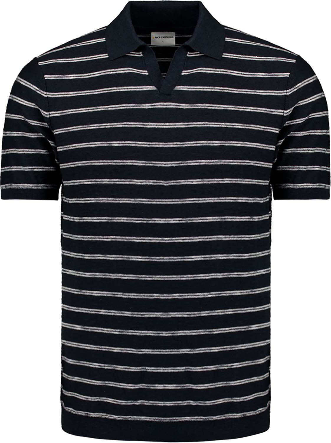 Polo Stripe Blauw