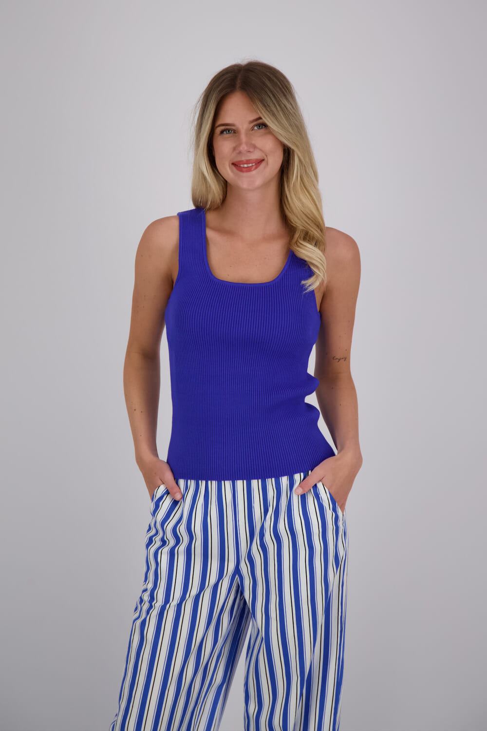 Selected Femme Top Kamma Jenny Blauw