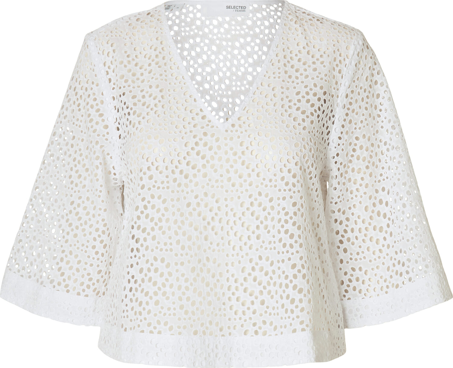 Selected Femme Blouse Laerke Wit