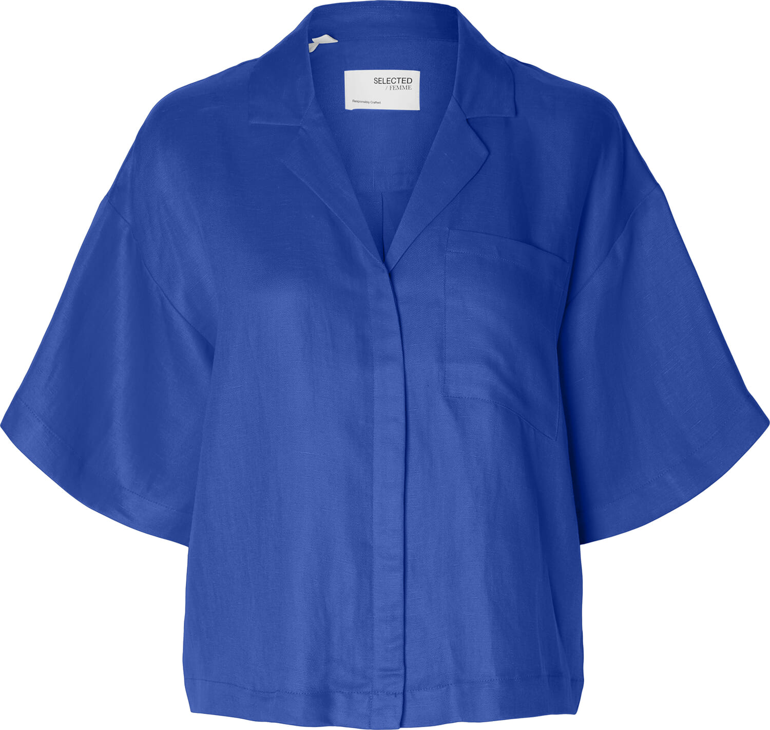Selected Femme Blouse Lyra Blauw