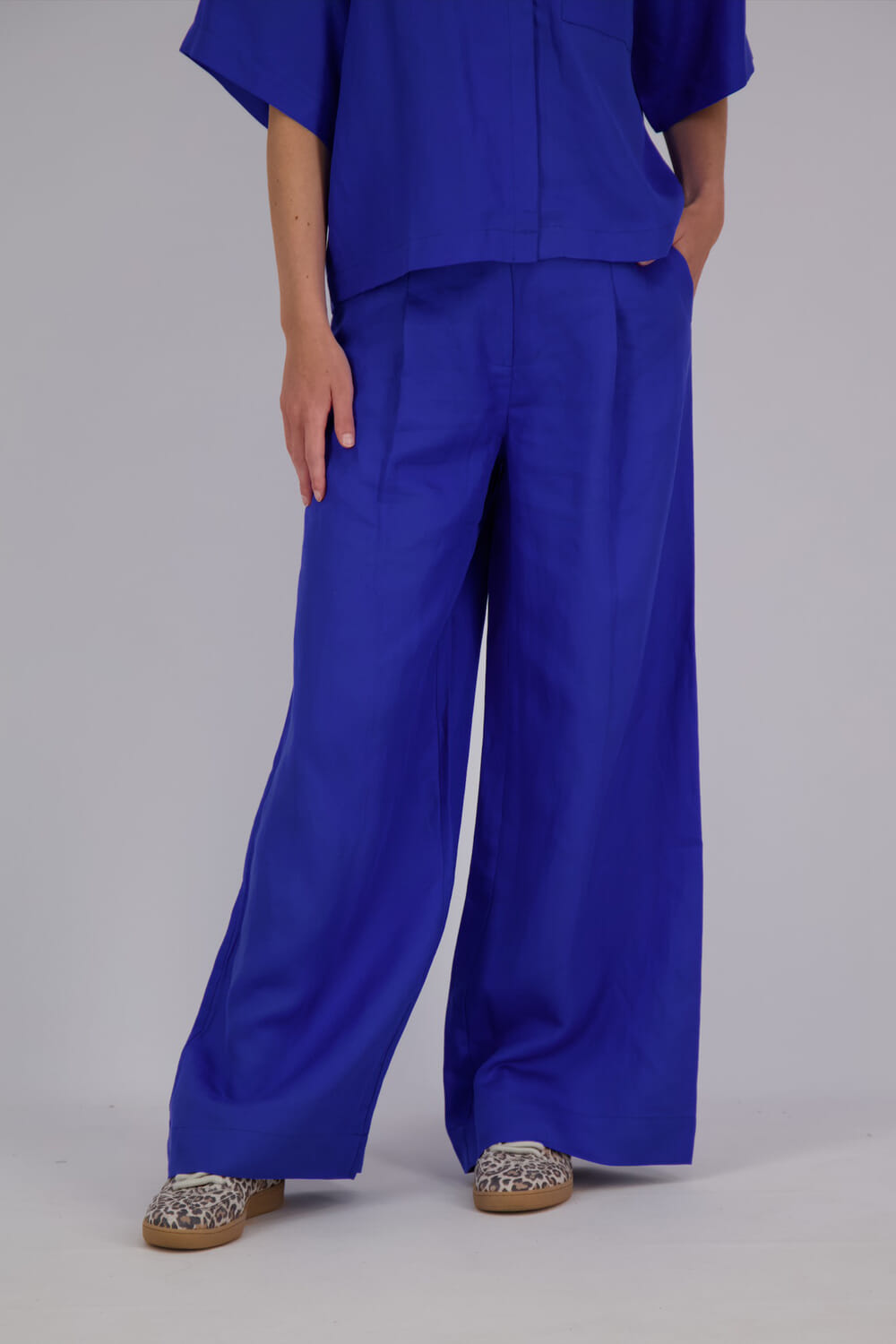 Selected Femme Broek Lyra Blauw