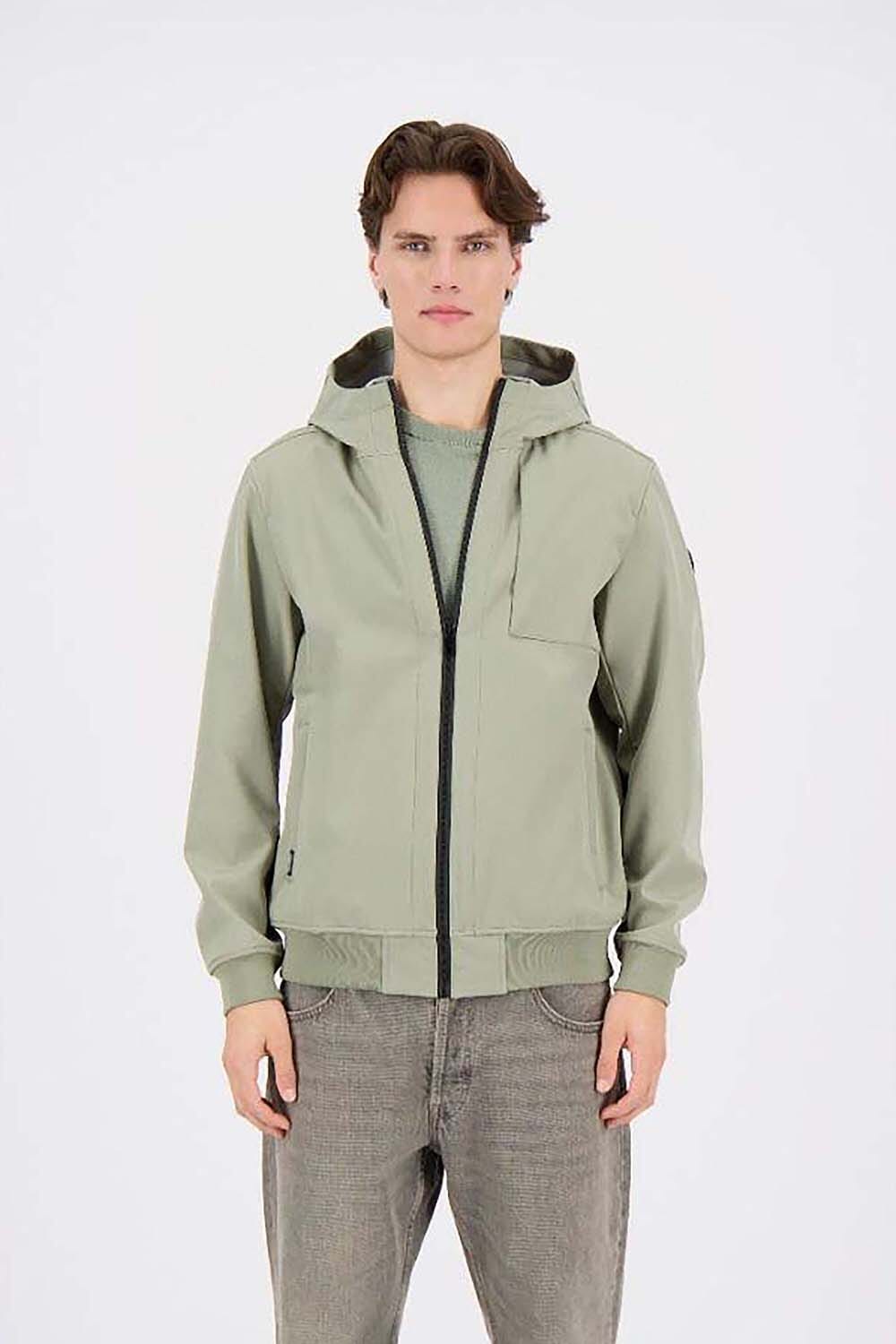 Airforce Softshell Jas Chestpocket Groen