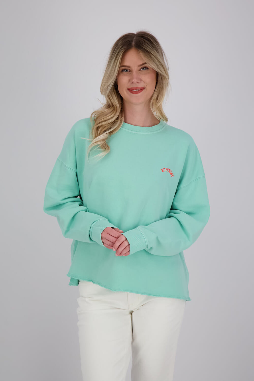 Superdry Sweater Essential Logo Groen