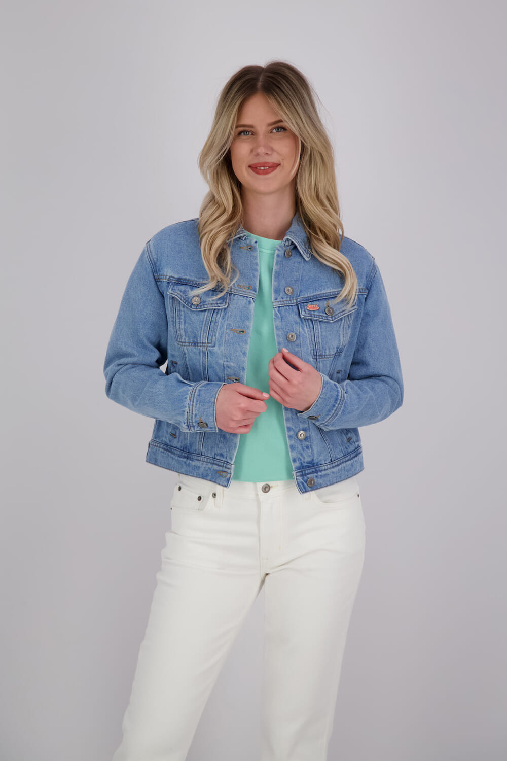 Superdry Spijkerjas Embellished Blauw
