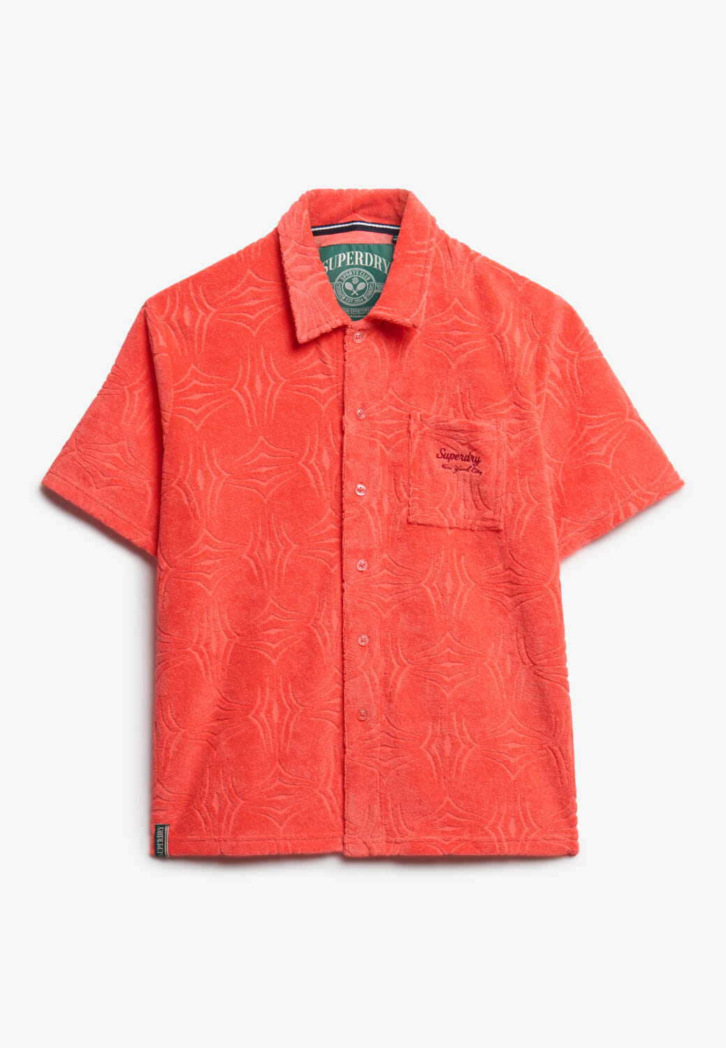 Superdry Blouse Country Club Towelling Roze