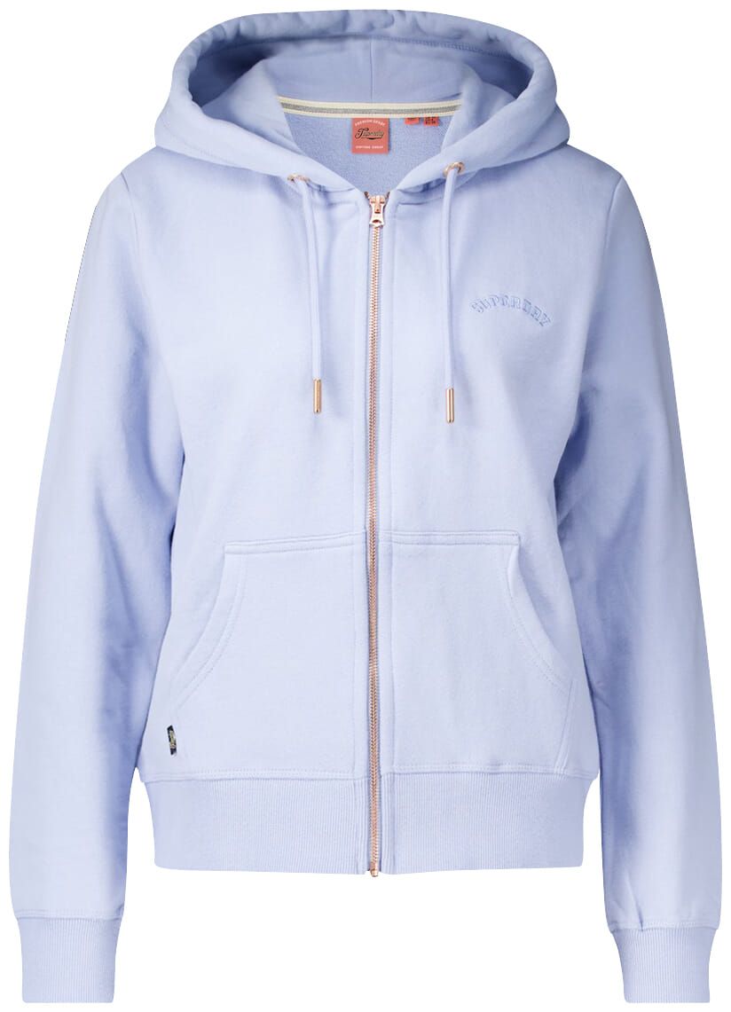 Sweatvest Essential Hood Blauw