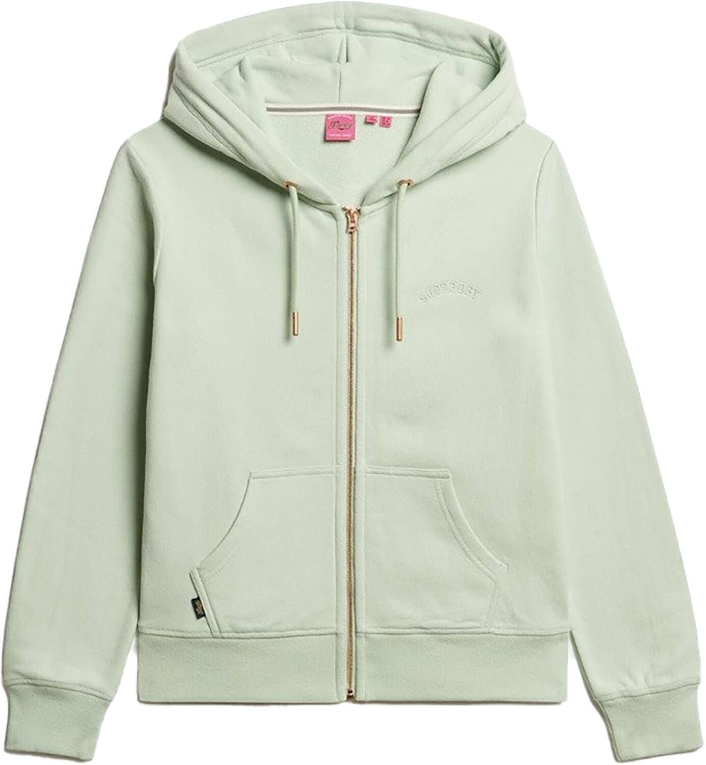 Sweatvest Essential Hood Groen