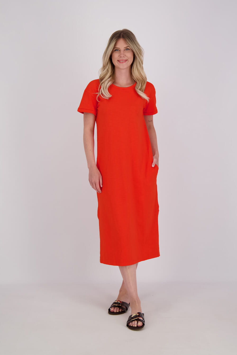 Superdry T-shirtjurk Oranje