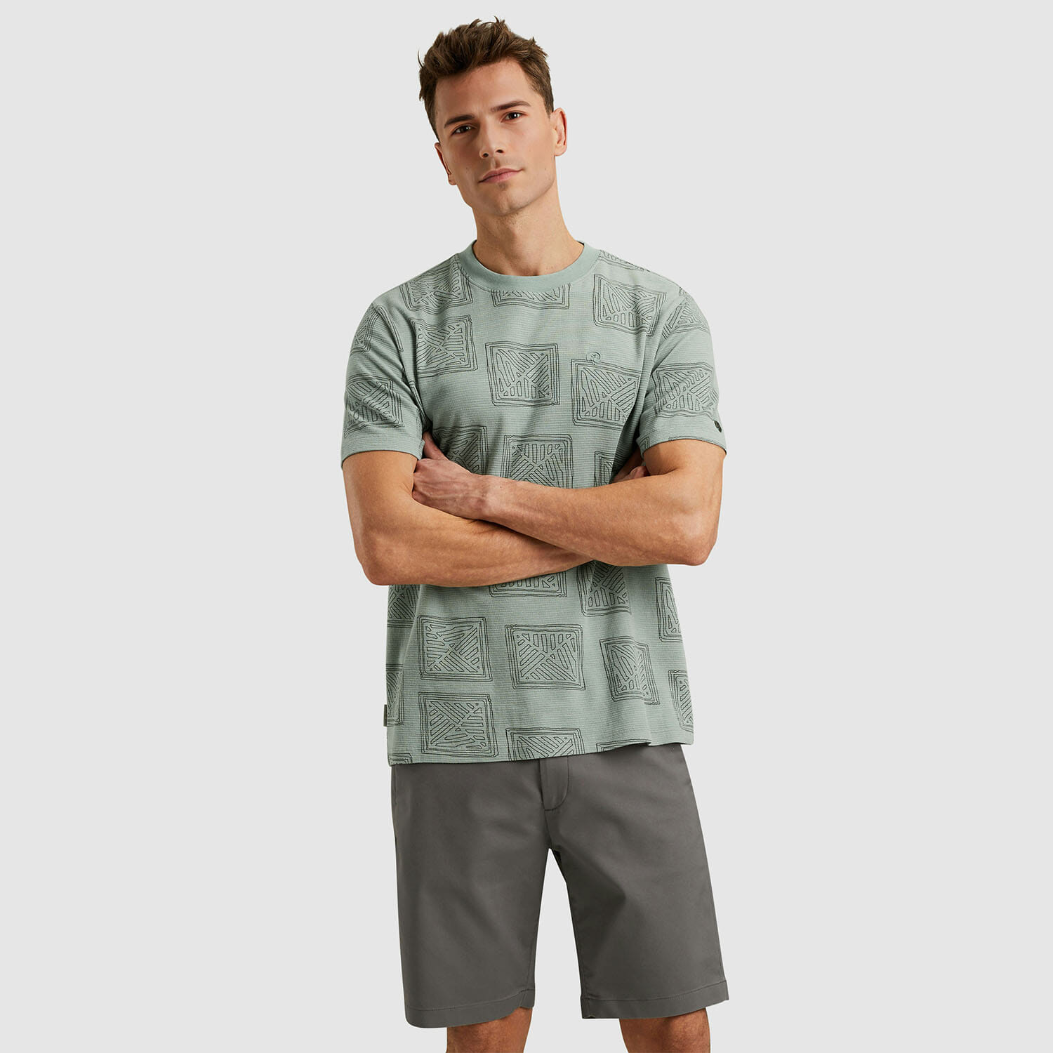 Cast Iron T-shirt Blauw