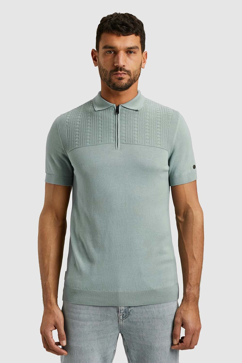 Cast Iron Polo Blauw