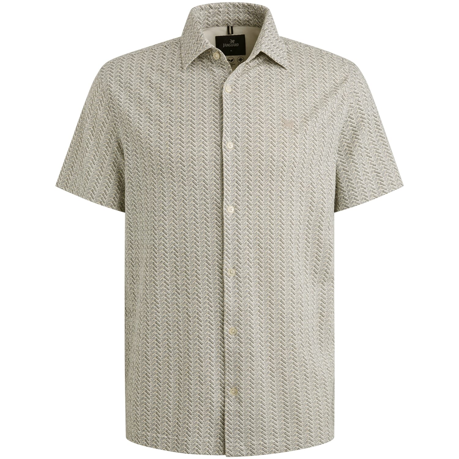 Vanguard Overhemd Printed Wit
