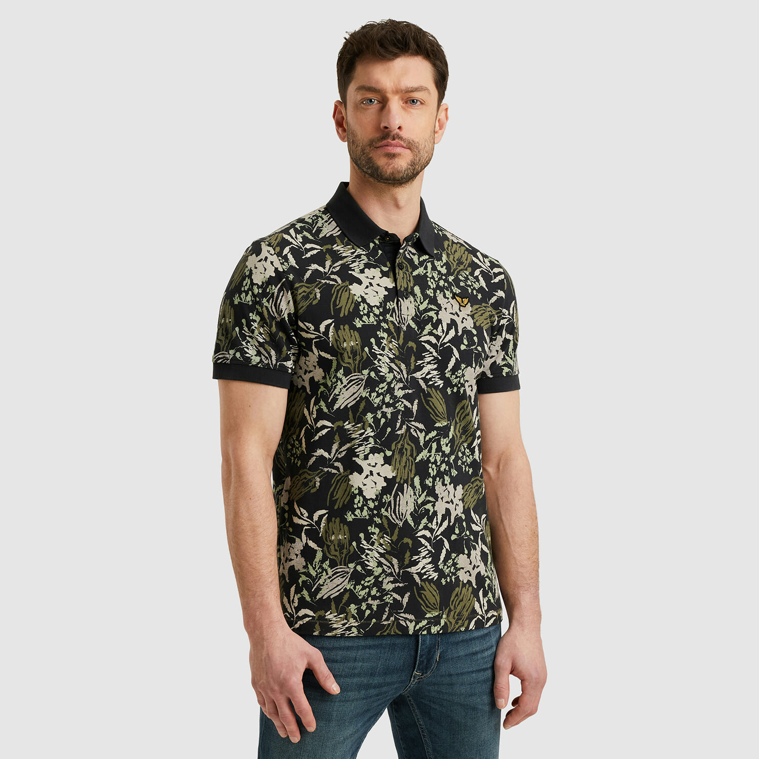 Pme Legend Polo Printed Blauw