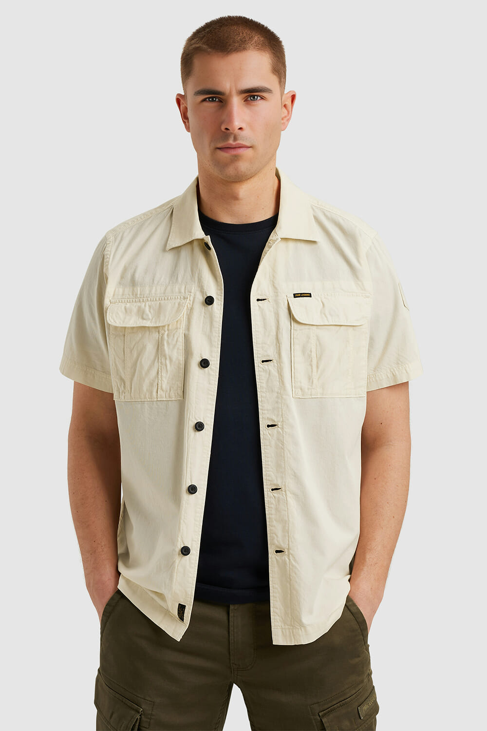 Pme Legend Overhemd Bedford Beige