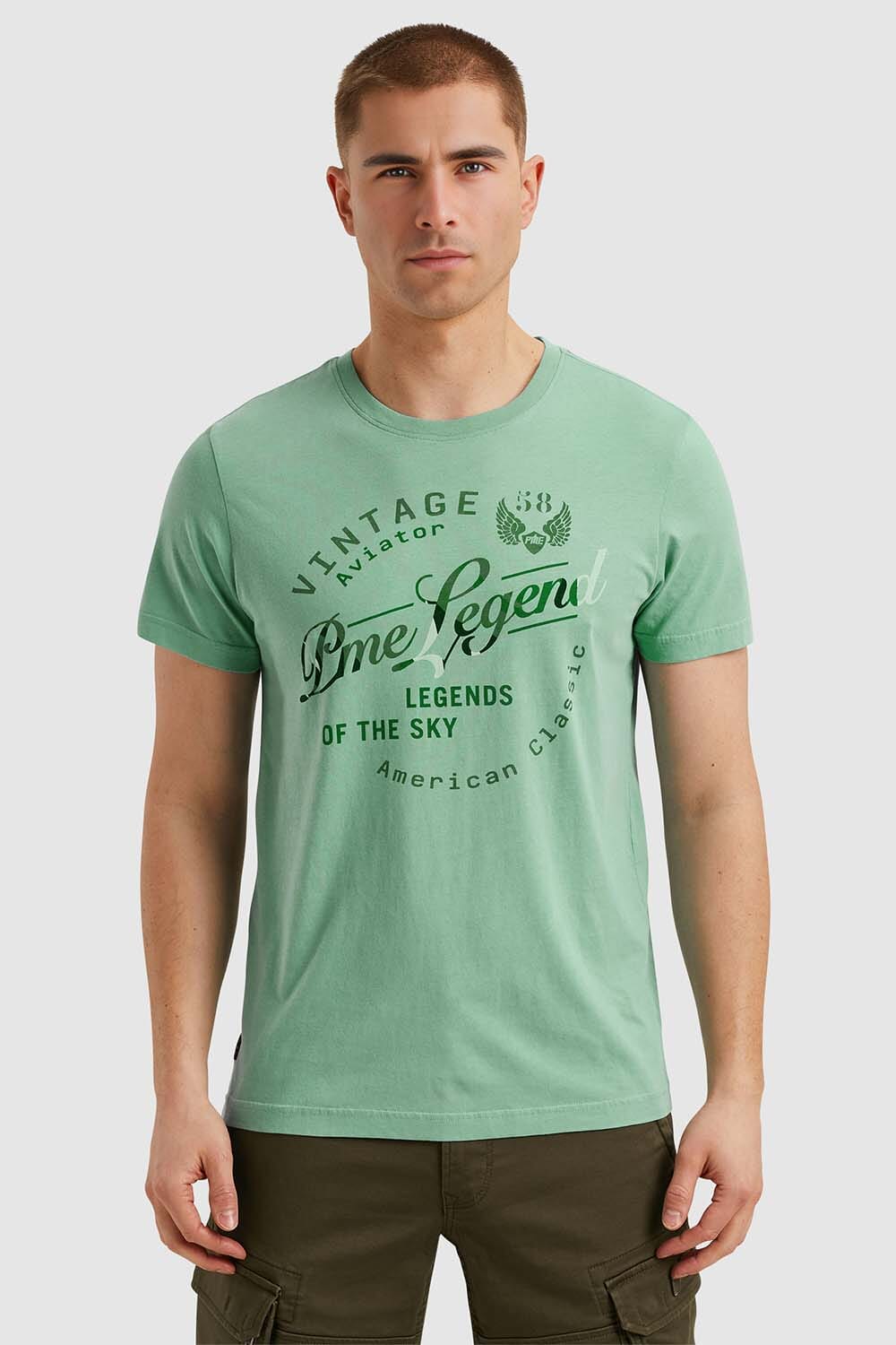 Pme Legend T-shirt met Artwork Blauw