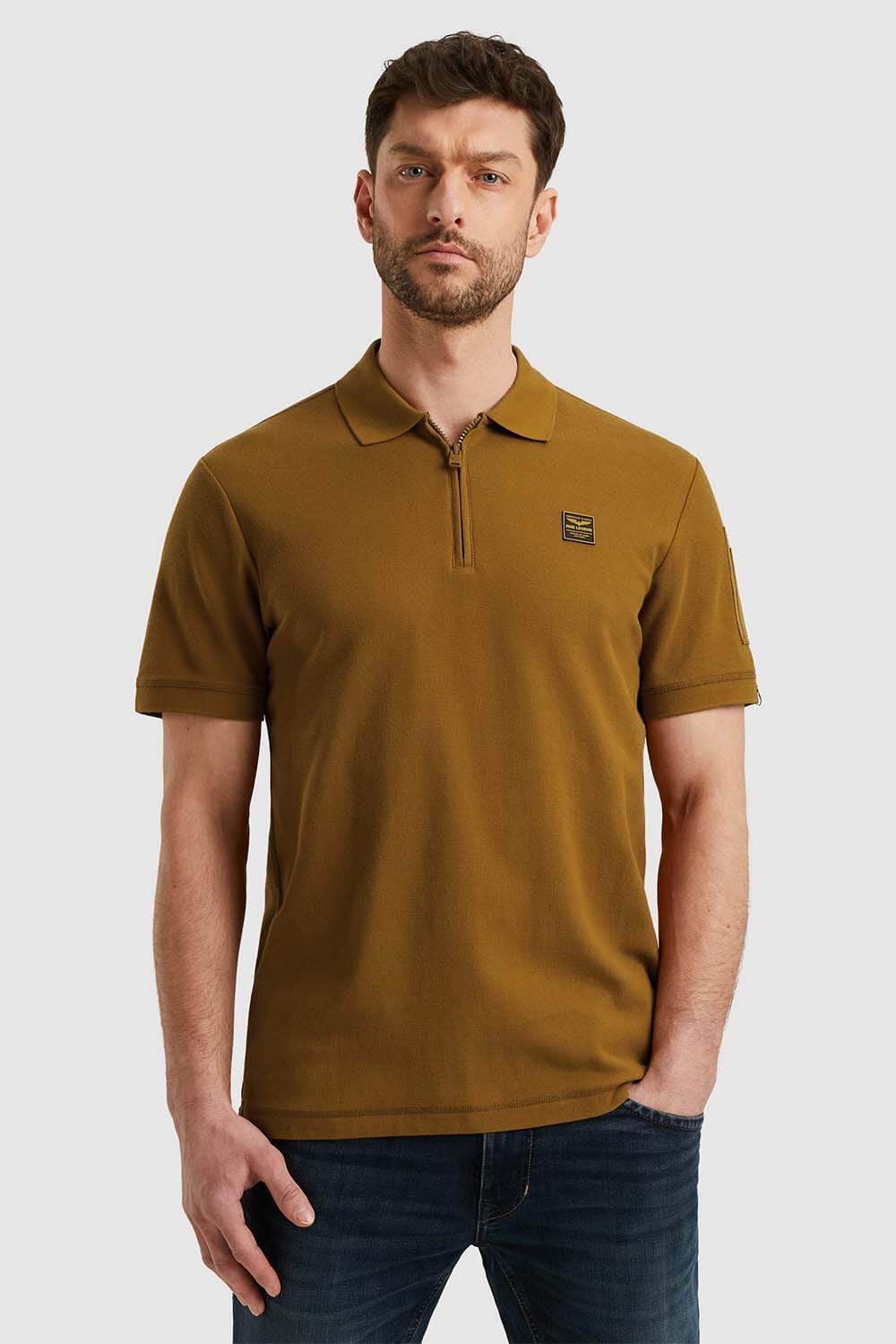 Pme Legend Polo Interlock Bruin