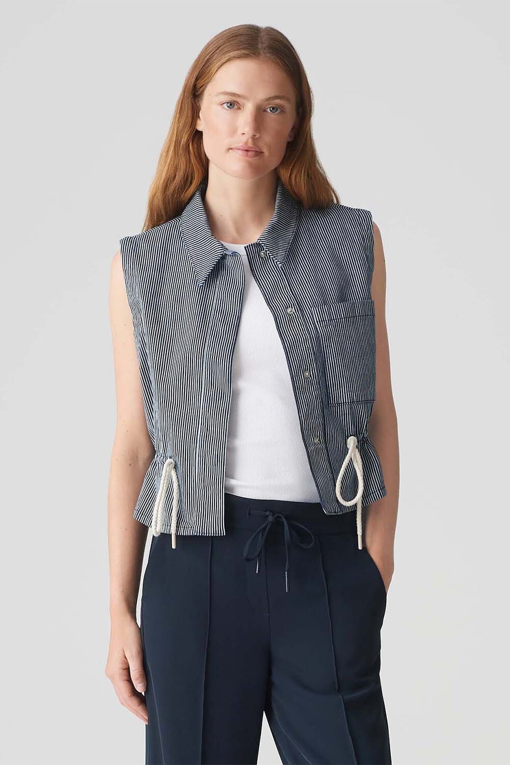 Opus Vest Walea Blauw