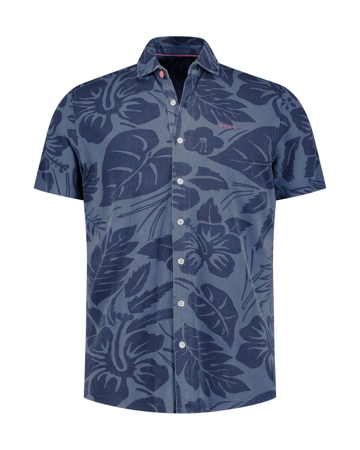 NZA Overhemd Houston Blauw