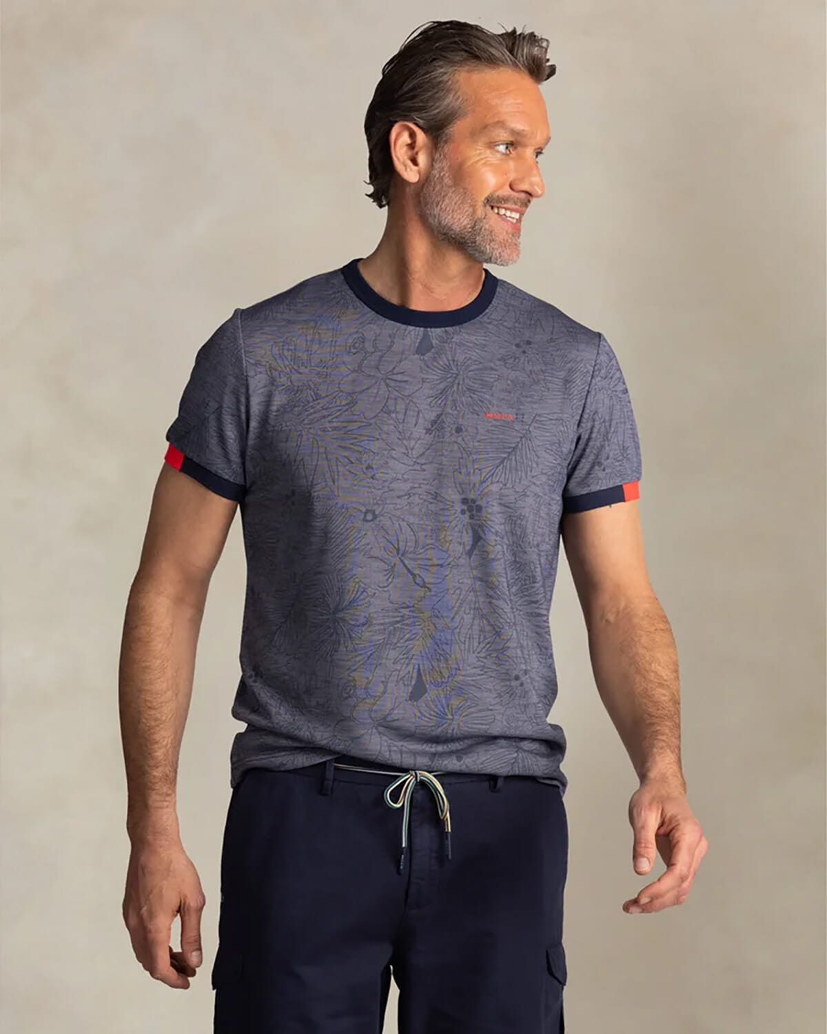 NZA T-shirt Hamza Blauw