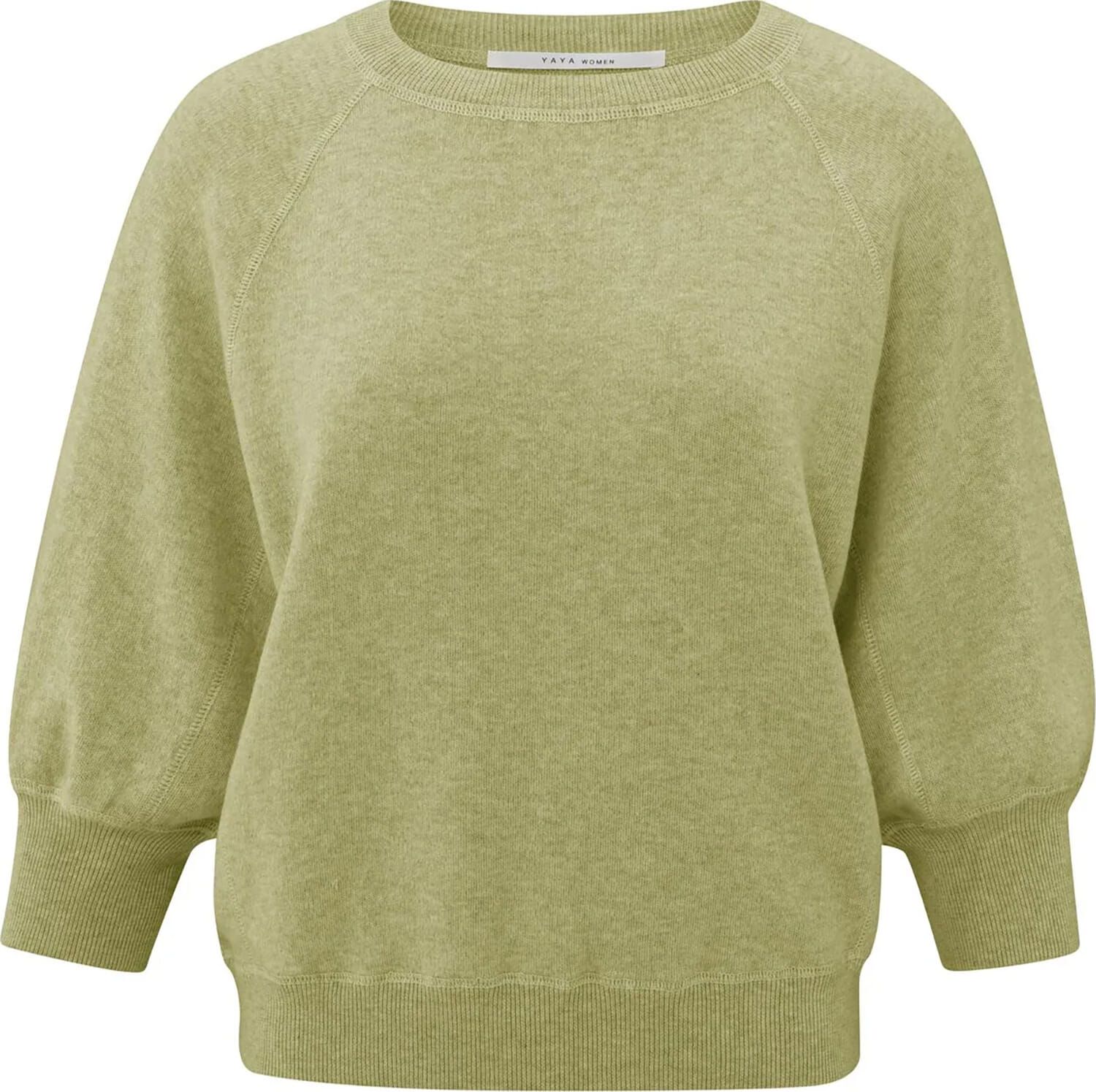 Sweater with raglan sleeves Groen