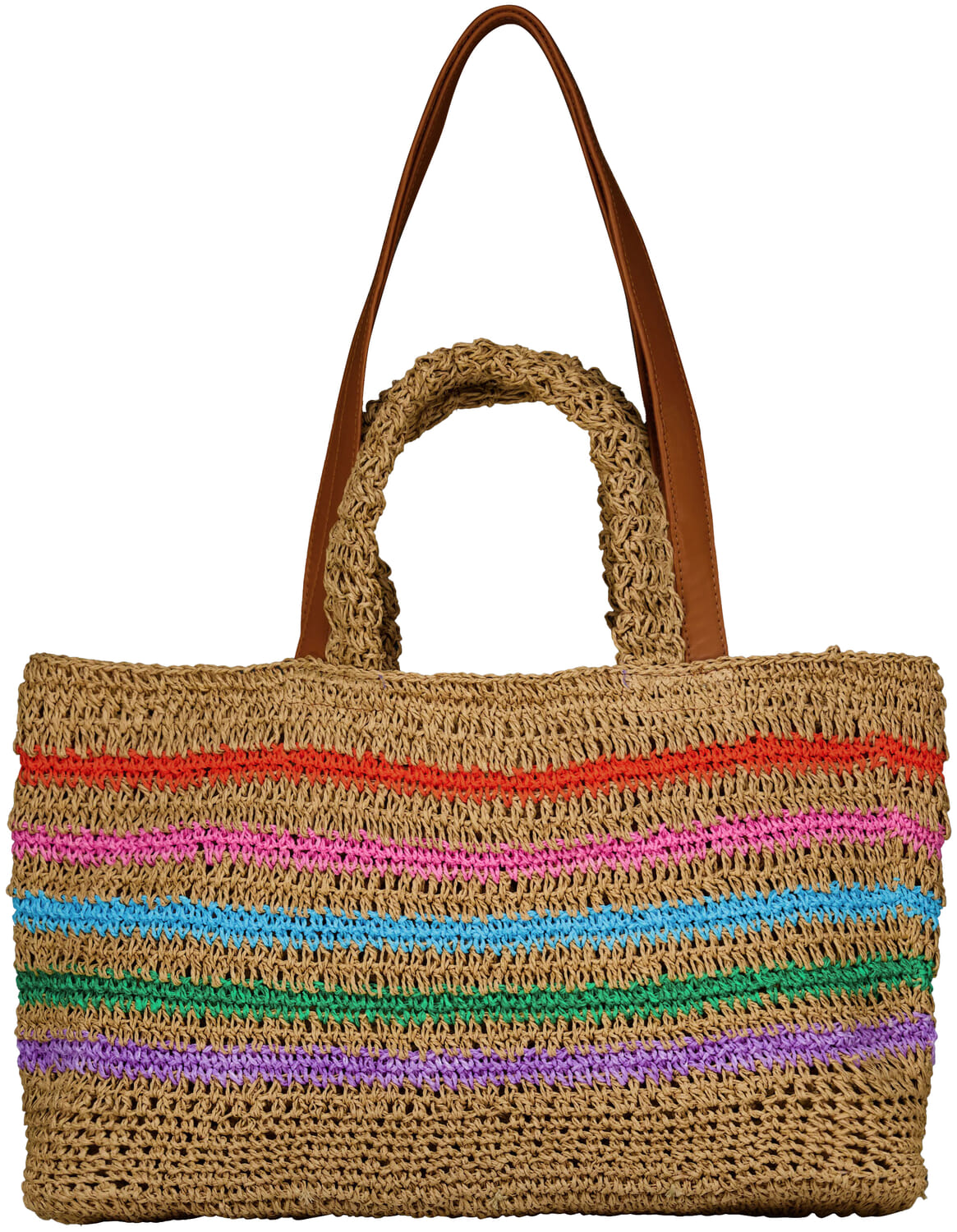 Zusss Shopper Crocket Streep Multi