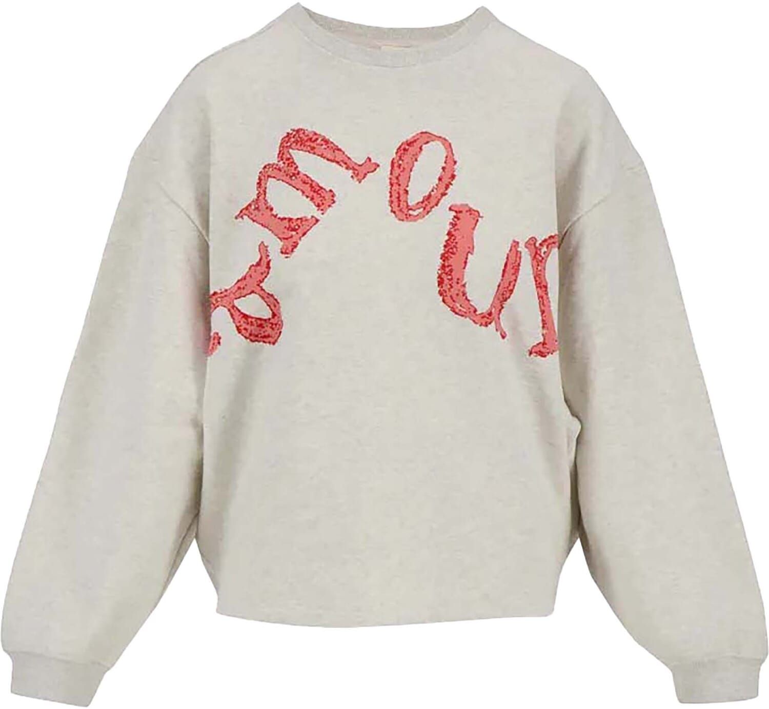 Sweater met Print Grijs