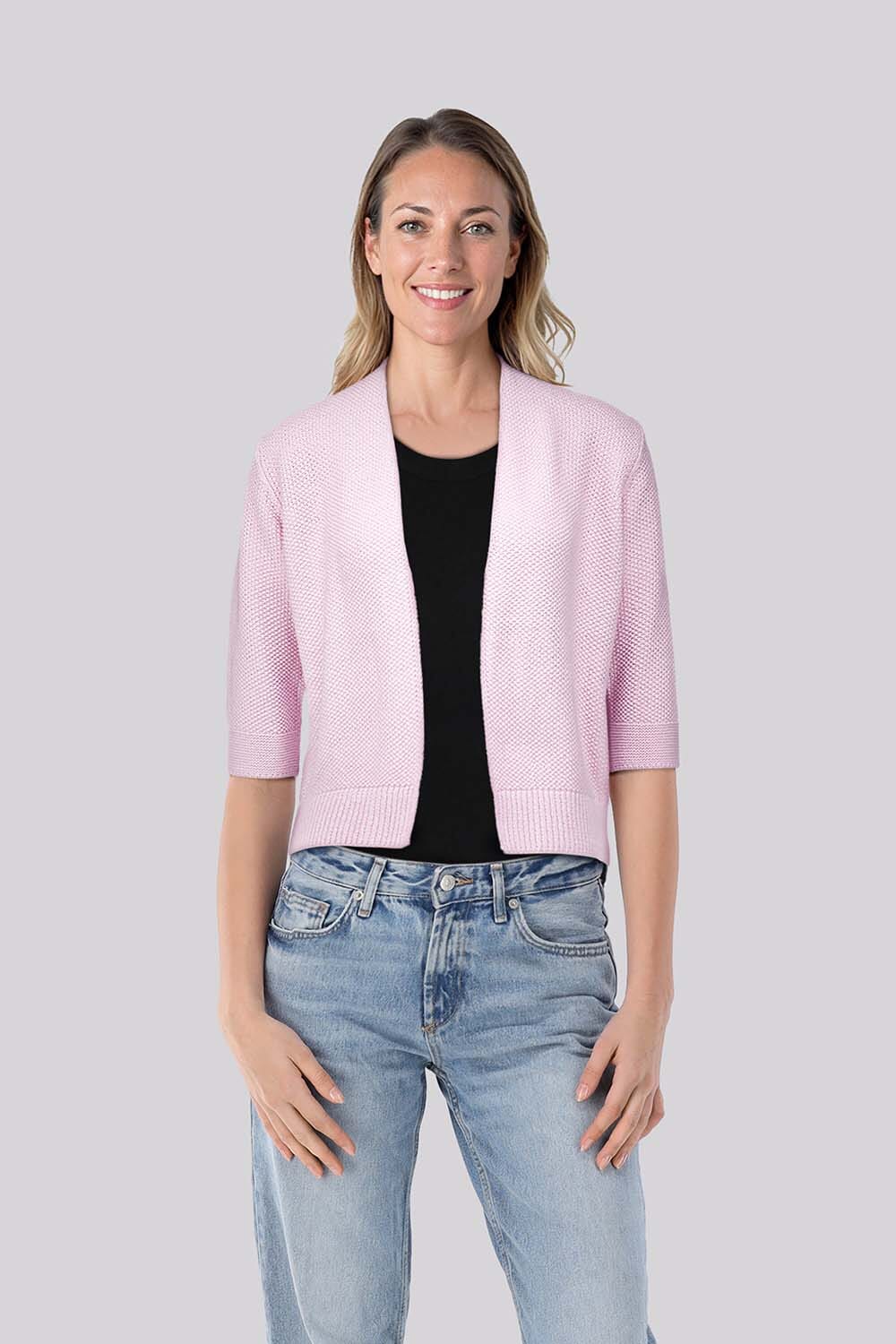 Bloomings Openvallend Vest Roze