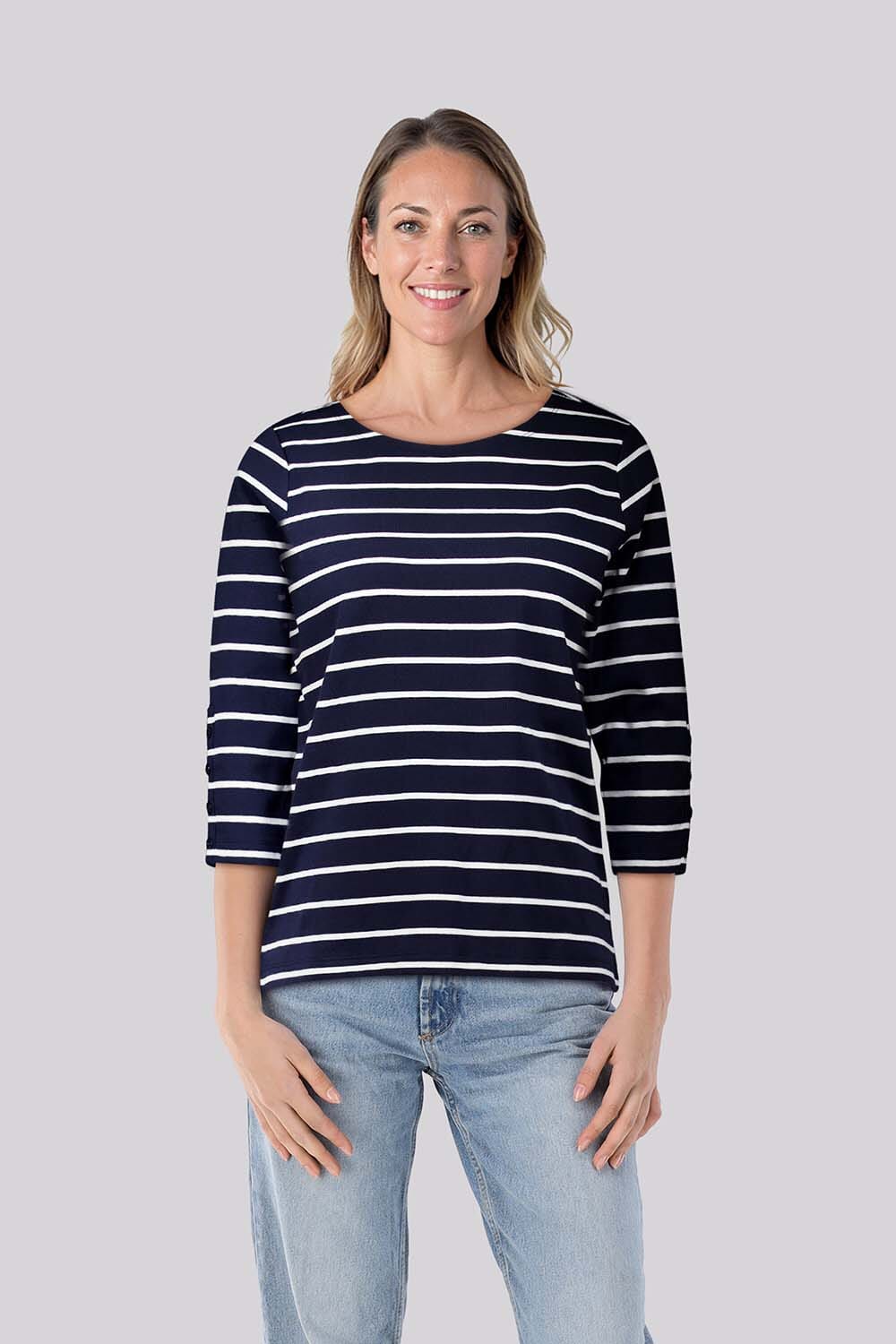 Bloomings Top  Blauw