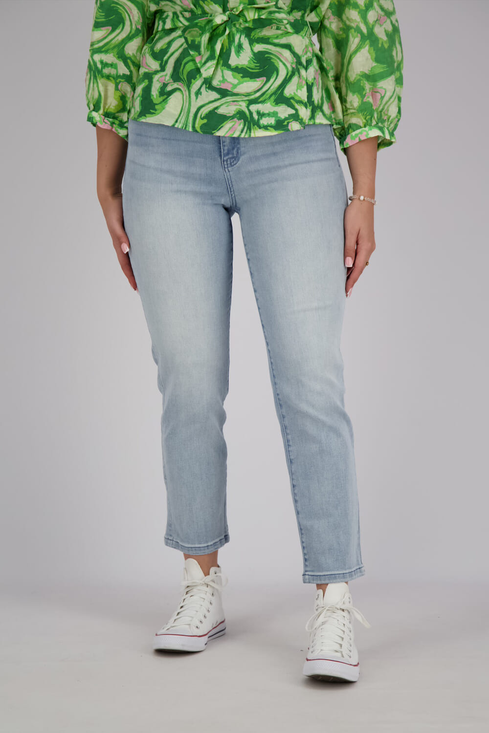 Florez Jeans Bond Straight Blauw