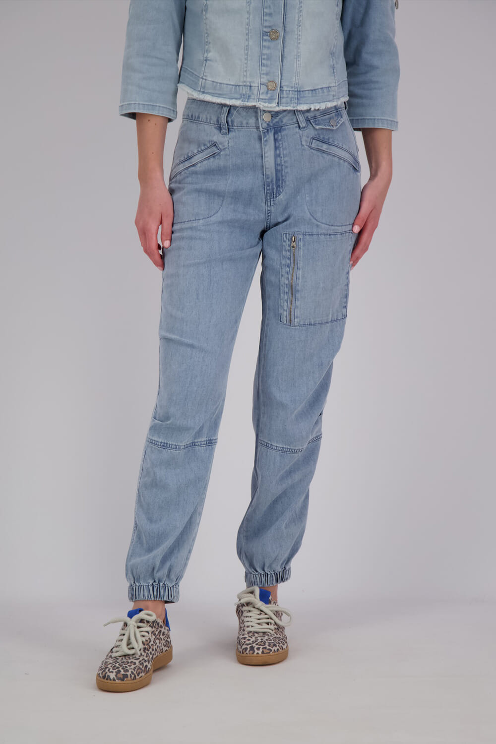 Florez Jeans Cargo Charlie  Blauw