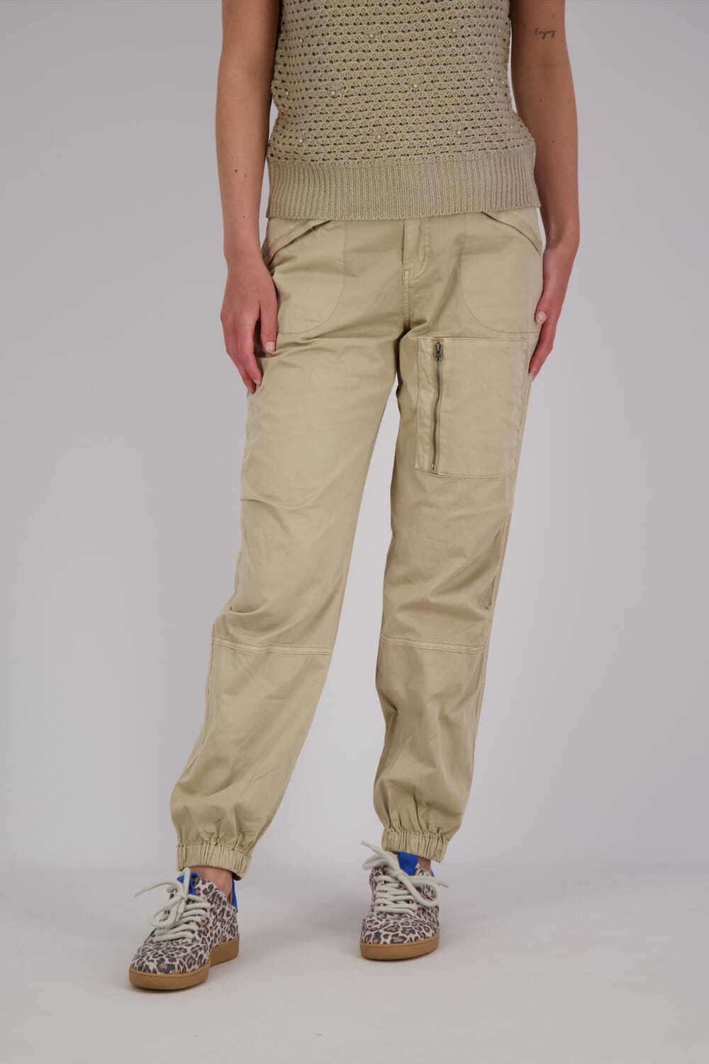 Florez Jeans Cargo Charlie  Wit