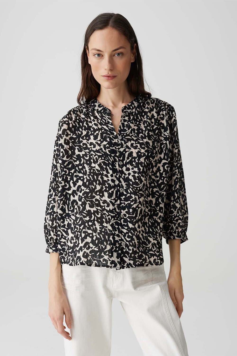 Opus Blouse Famelia Zwart
