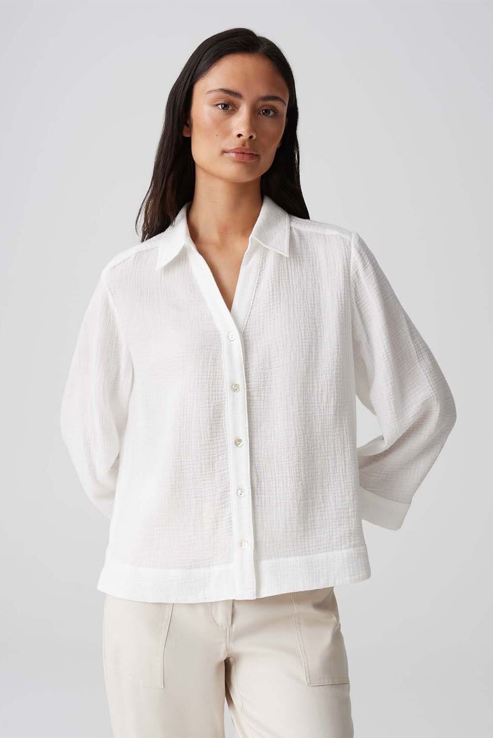 Opus Blouse Fratea Wit