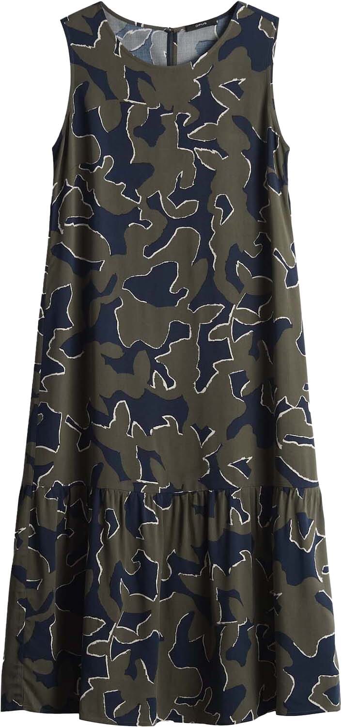 Opus Jurk Wicy wildflower Blauw