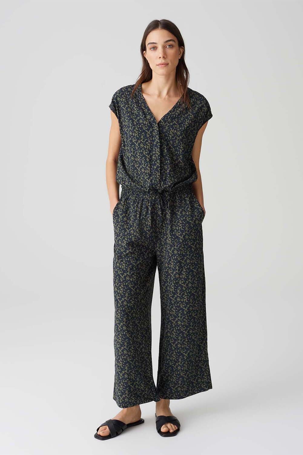 Opus Jumpsuit Moneli Shadow Blauw