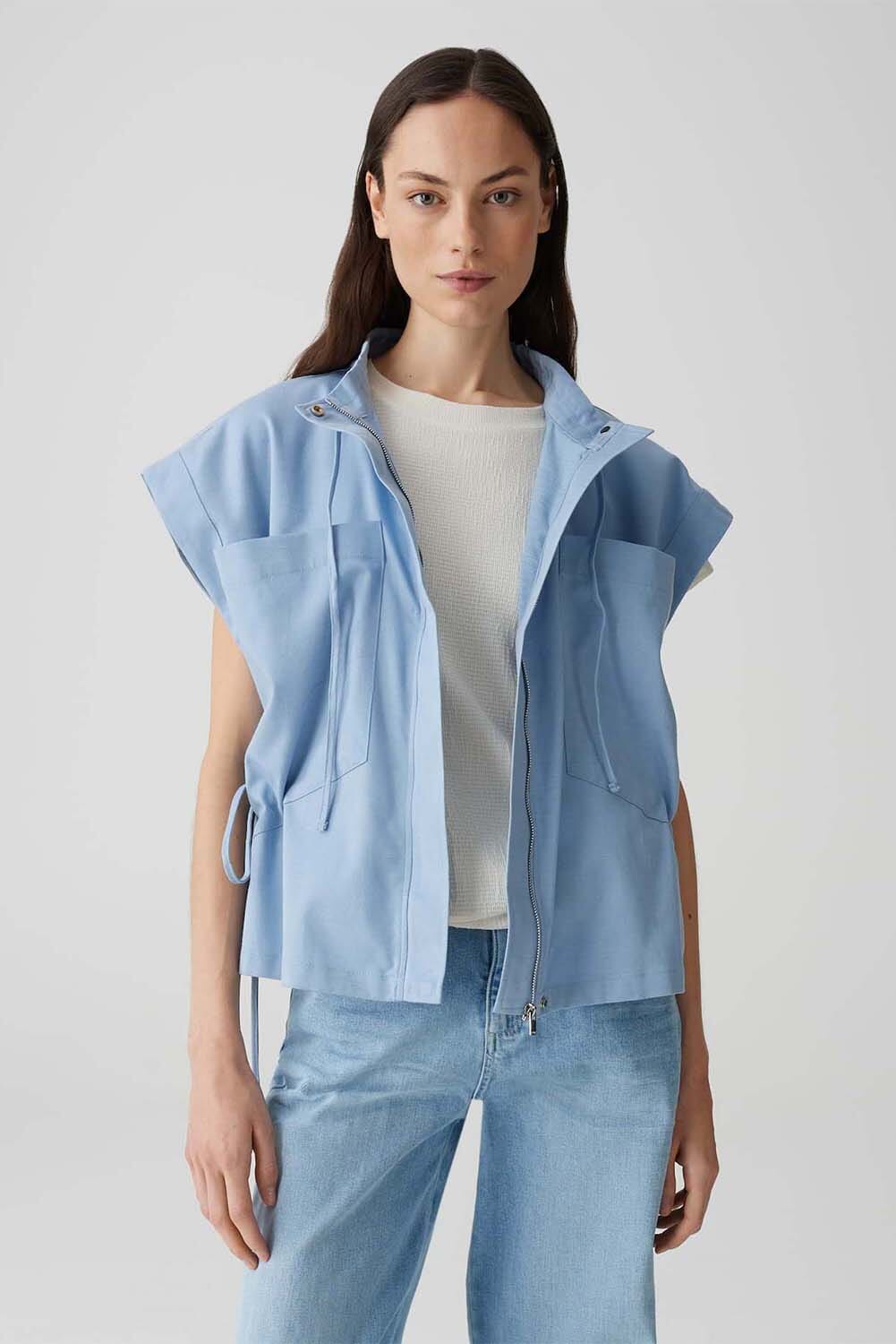 Opus Vest Windra Blauw