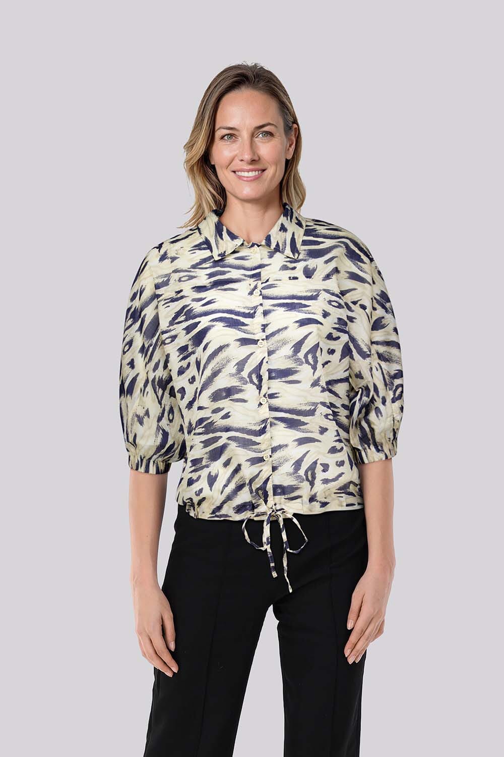 Zoso Blouse Leonie Blauw