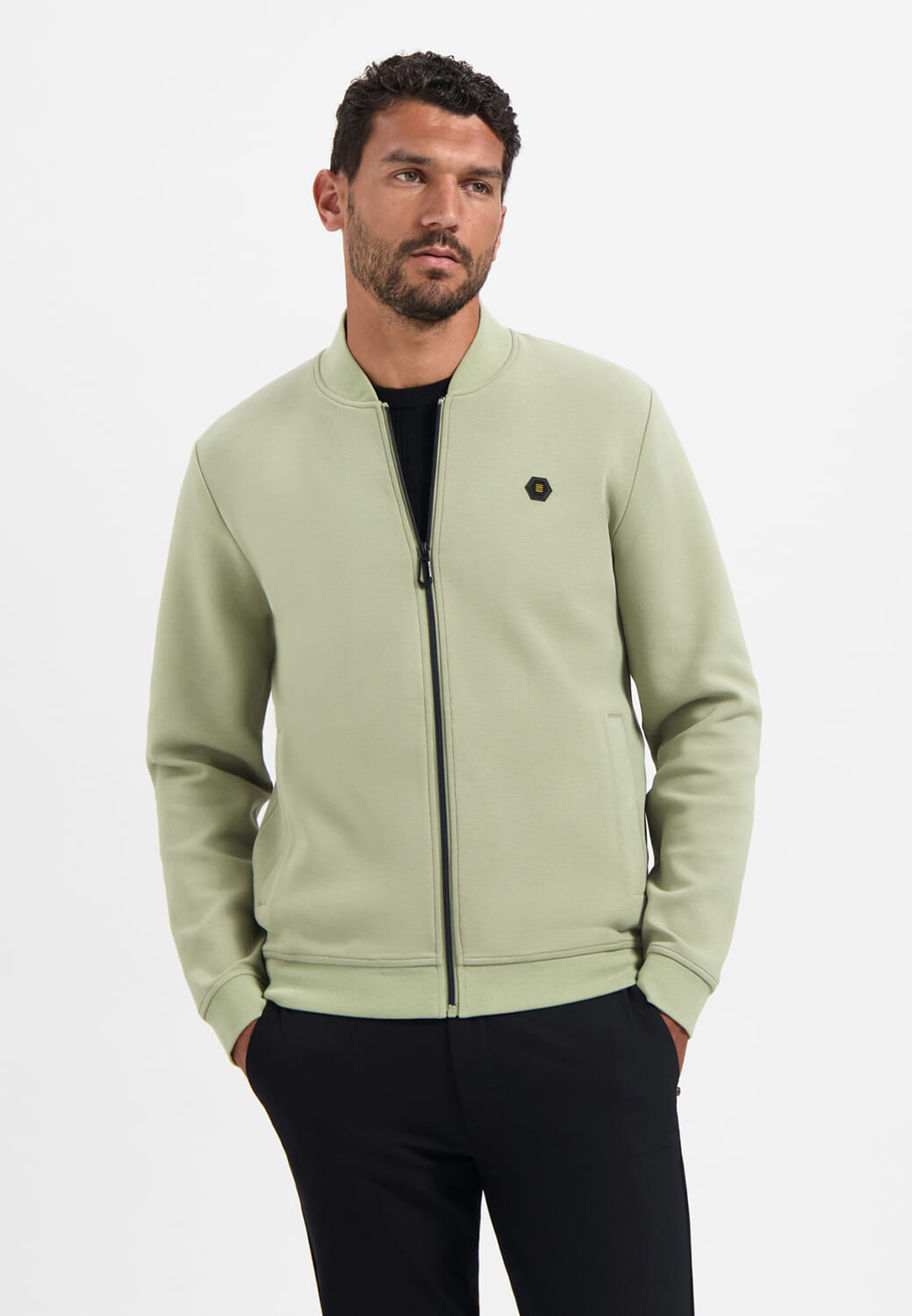 No Excess Vest Bomber Groen