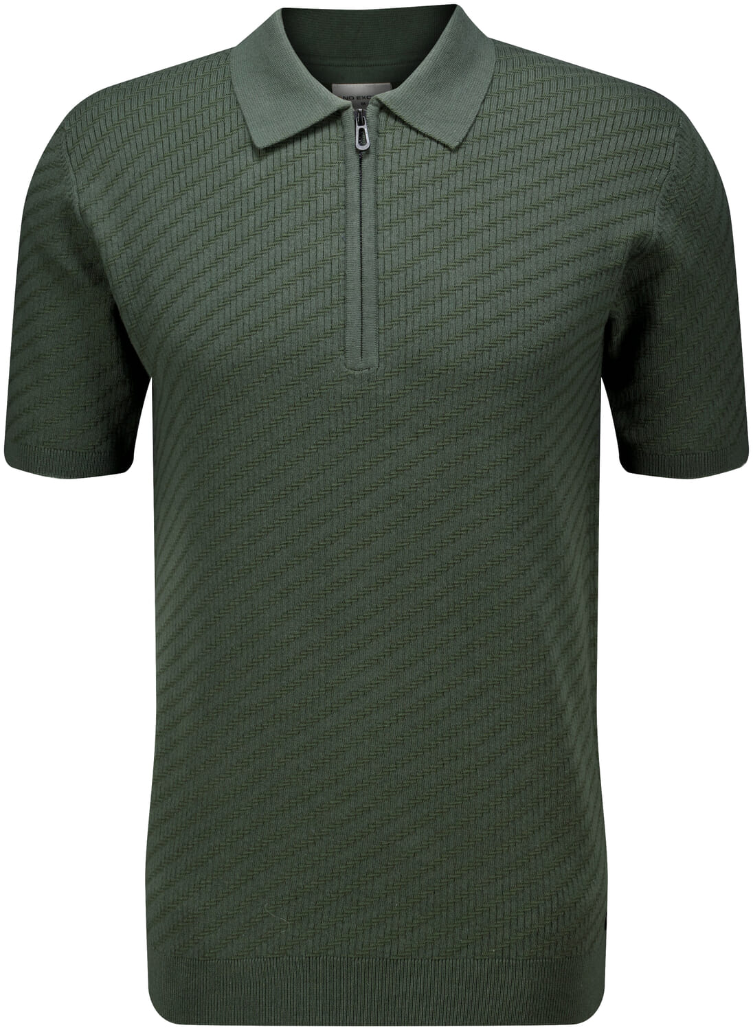 No Excess Polo Zip Soli Groen
