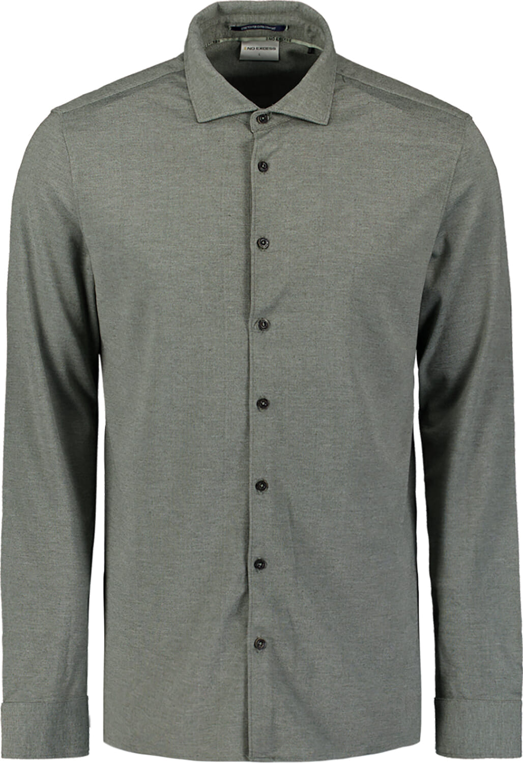No Excess Overhemd Regular Groen